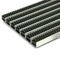 Грязезащитная алюминиевая решетка супер щетка, 23мм