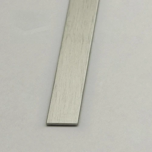 Алюминиевая полоса 15х1,5мм, 2,7м, браш бронза-светлая/глянец