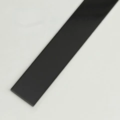 Алюминиевая полоса 20х1,5мм, 2,7м, черный/глянец