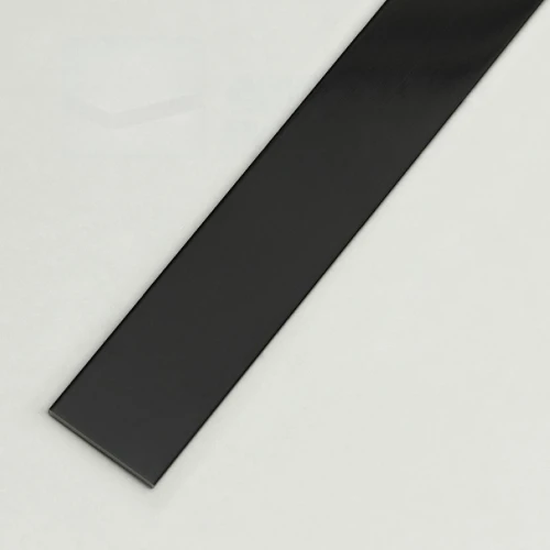 Алюминиевая полоса 20х1,5мм, 2,7м, черный/глянец