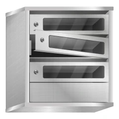 Почтовый ящик в подъезд Элит Бизнес 4-х секционный