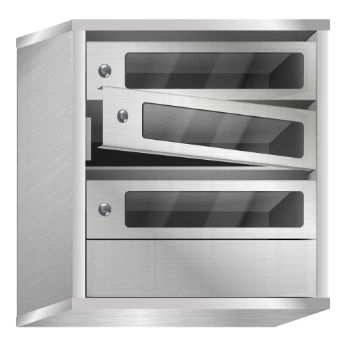 Почтовый ящик в подъезд Элит Бизнес 4-х секционный