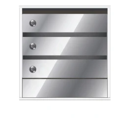 Почтовый ящик в подъезд Элит Эксклюзив 3-х секционный