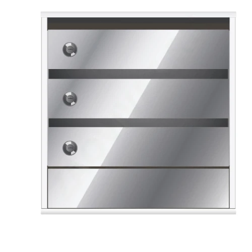 Почтовый ящик в подъезд Элит Эксклюзив 3-х секционный