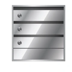 Почтовый ящик в подъезд Бизнес Класс 3-х секционный