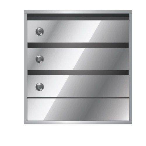 Почтовый ящик в подъезд Бизнес Класс 3-х секционный