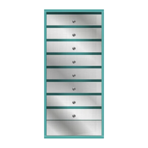 Почтовый ящик в подъезд Практик Смарт 8-ми секционный