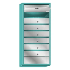 Почтовый ящик в подъезд Практик Смарт 8-ми секционный