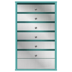 Почтовый ящик в подъезд Практик Смарт 6-ти секционный