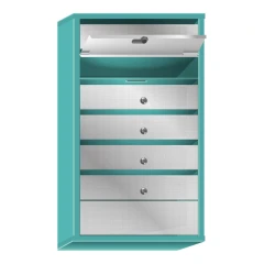 Почтовый ящик в подъезд Практик Смарт 6-ти секционный