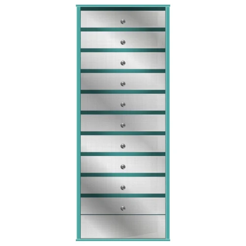 Почтовый ящик в подъезд Практик Смарт 10-ти секционный