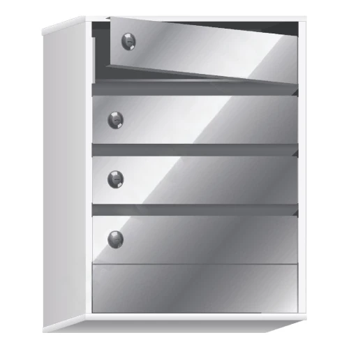 Почтовый ящик в подъезд Элит Эксклюзив 4-х секционный