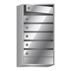Почтовый ящик в подъезд Бизнес Класс 6-ти секционный