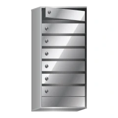 Почтовый ящик в подъезд Бизнес Класс 7-ми секционный