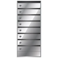 Почтовый ящик в подъезд Бизнес Класс 8-ми секционный