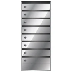 Почтовый ящик в подъезд Бизнес Класс 8-ми секционный