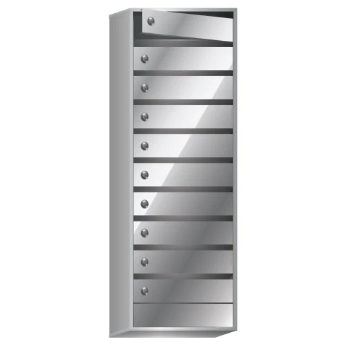 Почтовый ящик в подъезд Бизнес Класс 10-ти секционный