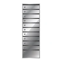 Почтовый ящик в подъезд Бизнес Класс 11-ти секционный
