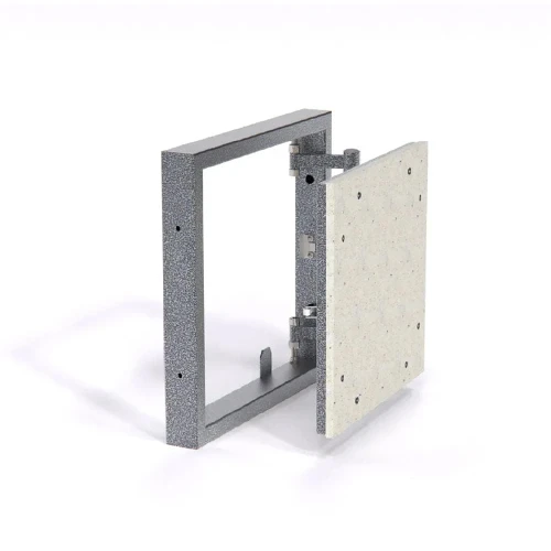 Люк ревизионный нажимной под плитку ГРАНИТ 50х50 (ШхВ) скрытый