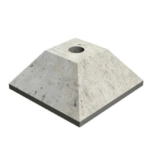 Опора для дорожных знаков Ф2, бетонная 600х600х300