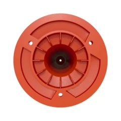 Столбик сигнальный упругий ССУ-750 ГОСТ 32843-2014 с креплением для цепи оранжевый