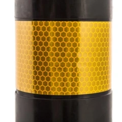 Столбик сигнальный 750 мм, с квадратным разборным основанием, чёрный