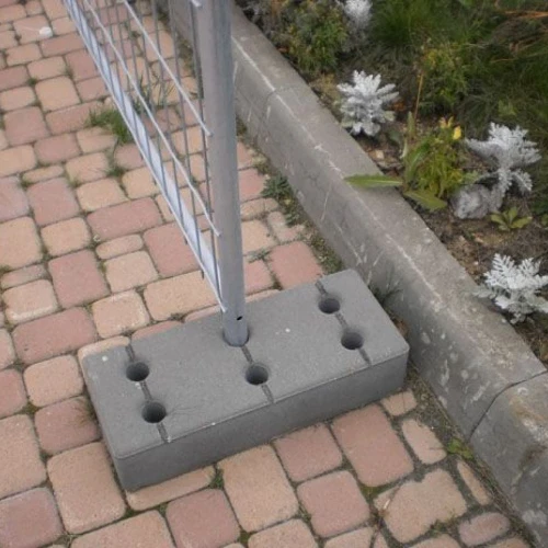 Основание бетонное для временных ограждений 600х200х125 мм, 26 кг