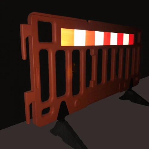 Дорожное ограждение Баррикада 2м, пластиковое