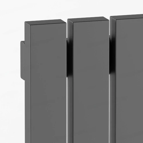 Радиатор-полотенцесушитель Warmmet Flat60VE электрический 800 Вт, 1500х200мм (ВШ) 3 секции