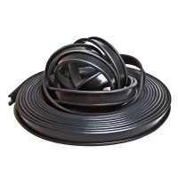 Поручень ПВХ для перил 40x5 мм, чёрный, 21 м