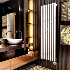 Радиатор-полотенцесушитель Warmmet Luxe60VE электрический 800 Вт, 1000х230мм (ВШ) 5 секции