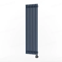 Радиатор-полотенцесушитель Warmmet Round VE электрический 600 Вт, 2250х92мм (ВШ) 2 секции