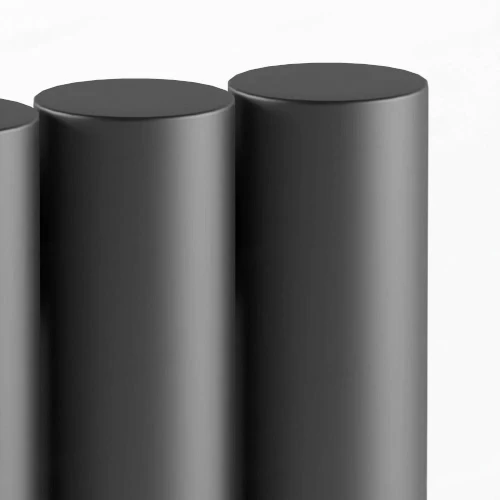 Радиатор-полотенцесушитель Warmmet Power 76VE электрический 1000 Вт, 2500х156мм (ВШ) 2 секции