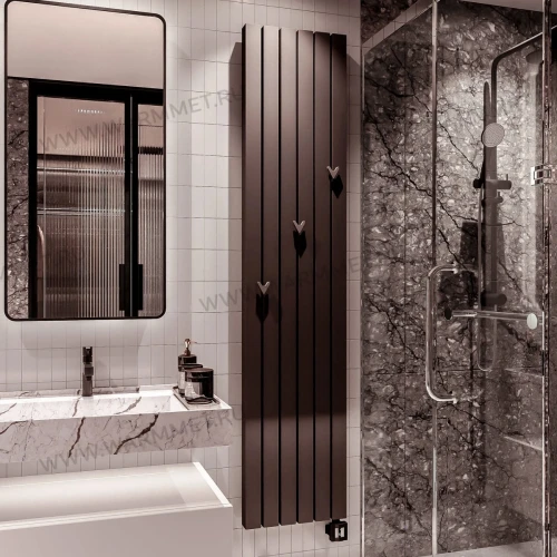 Крючок WARMMET для радиаторов-полотенцесушителей, черный