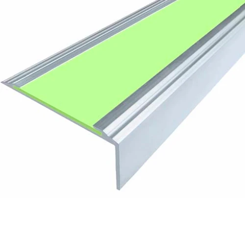 Противоскользящий алюминиевый угол-порог АУ38 ФЭС 38х3,6х20мм (вставка ФЭС), 1м