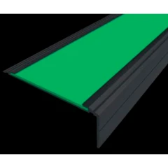 Противоскользящий алюминиевый угол-порог АУ38 ФЭС 38х3,6х20мм (вставка ФЭС), 3м