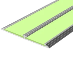 Противоскользящая алюминиевая полоса АП86 Премиум ФЭС (вставка ФЭС) 86х4,1мм, 2м