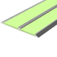 Противоскользящая алюминиевая полоса АП86 Премиум ФЭС (вставка ФЭС) 86х4,1мм, 3м