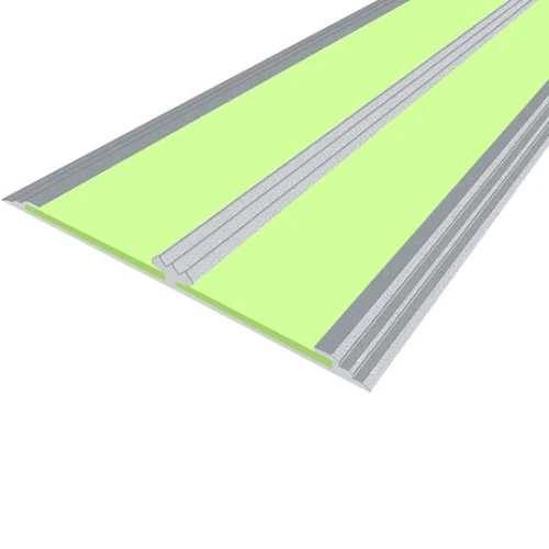 Противоскользящая алюминиевая полоса АП70 ФЭС (вставка ФЭС) 70х3,6мм, 1,5м