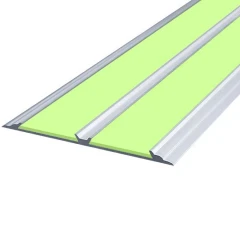 Противоскользящая алюминиевая полоса АП80 ФЭС (вставки ФЭС) 80х4,2мм, 1м