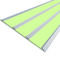 Противоскользящая алюминиевая полоса АП100 ФЭС (вставки ФЭС) 100х3,6мм, 1,5м