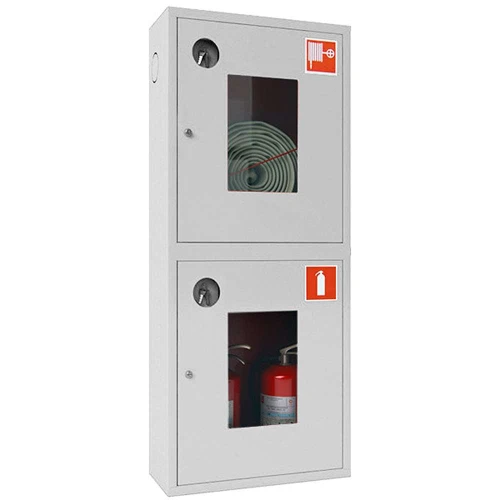 Шкаф пожарный ШПКО-320 НО 1300х540х230 (ВШГ), белый