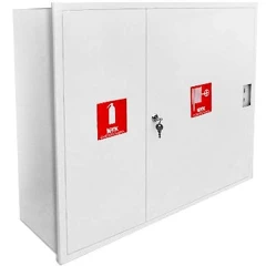Шкаф пожарный ШПКО-315 ВЗ 840х650х230 (ВШГ), белый, стандарт