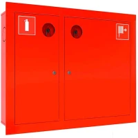 Шкаф пожарный ШПКО-315 ВЗ 840х650х230 (ВШГ), красный, стандарт