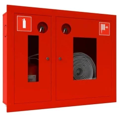 Шкаф пожарный ШПКО-315 ВО 840х650х230 (ВШГ), красный, стандарт