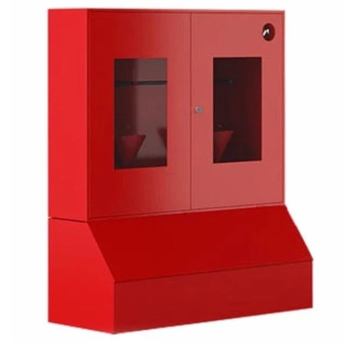 Стенд пожарный с емкостью для песка 0,3 м3, Стекло, станадрт