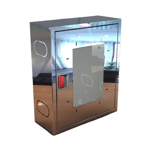 Шкаф пожарный ШПО-2 НО 730х300х200 (ВШГ), евро-ручка