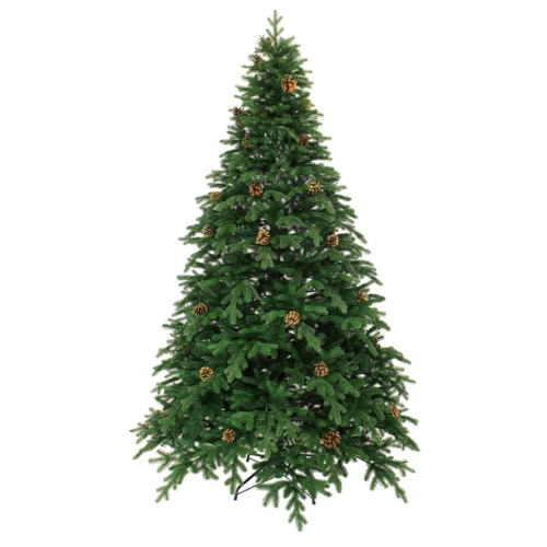 Ель искусственная BEATREES Монтана Премиум зеленая с шишками 2,7 м
