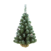 Ель искусственная MOROZCO Альпийская заснеженная с шишками 1,0 м