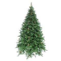 Ель искусственная BEATREES Монтана зеленая с шишками 2,4 м